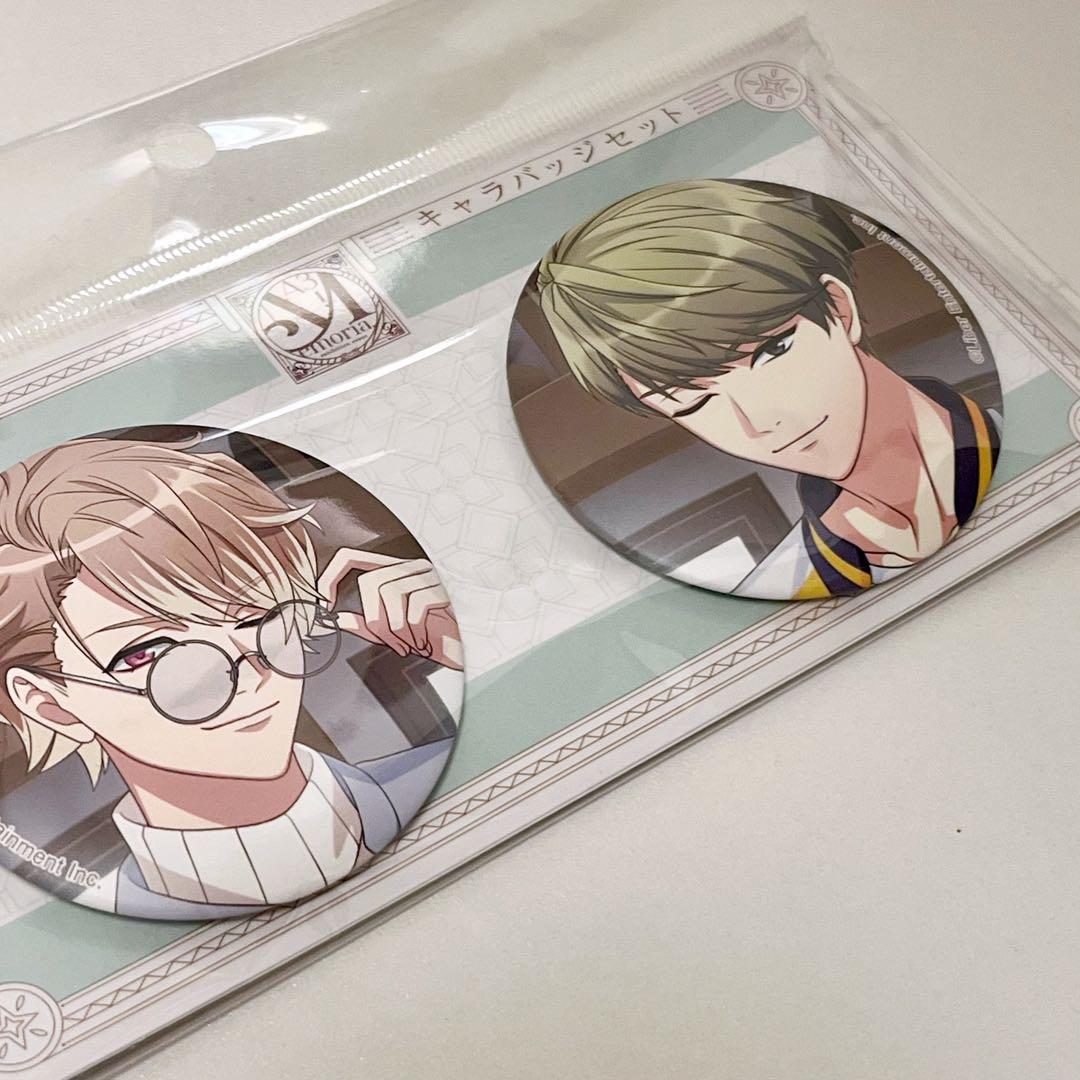 A3 memoria. エーメモ 卯木千景＆茅ヶ崎至 同室シャッフル缶バッジ