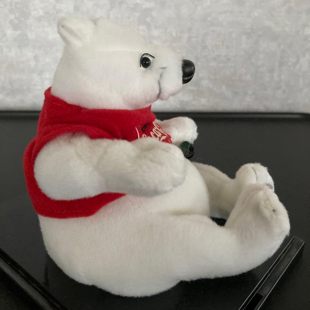 コカコーラ グッズ 白クマ 肌触り抜群のぬいぐるみ アンティーク