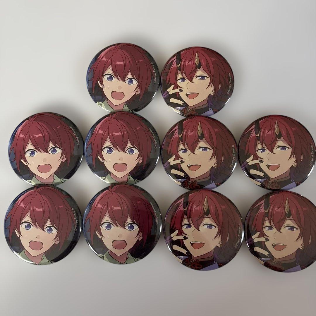 あんスタ コレクション缶バッジ10点セット 朱桜司 CASUAL IDOL - メルカリ