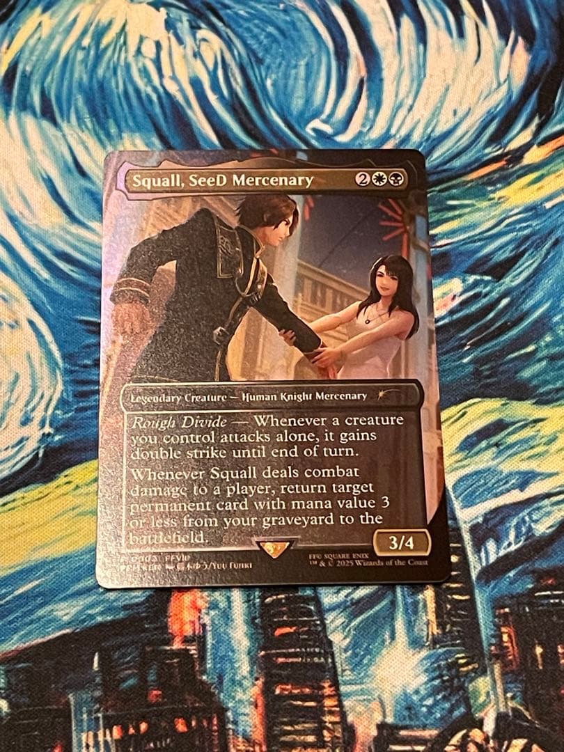 mtg 高騰中 優勝プロモ SeeDの傭兵、スコール ボーダーレス FOIL