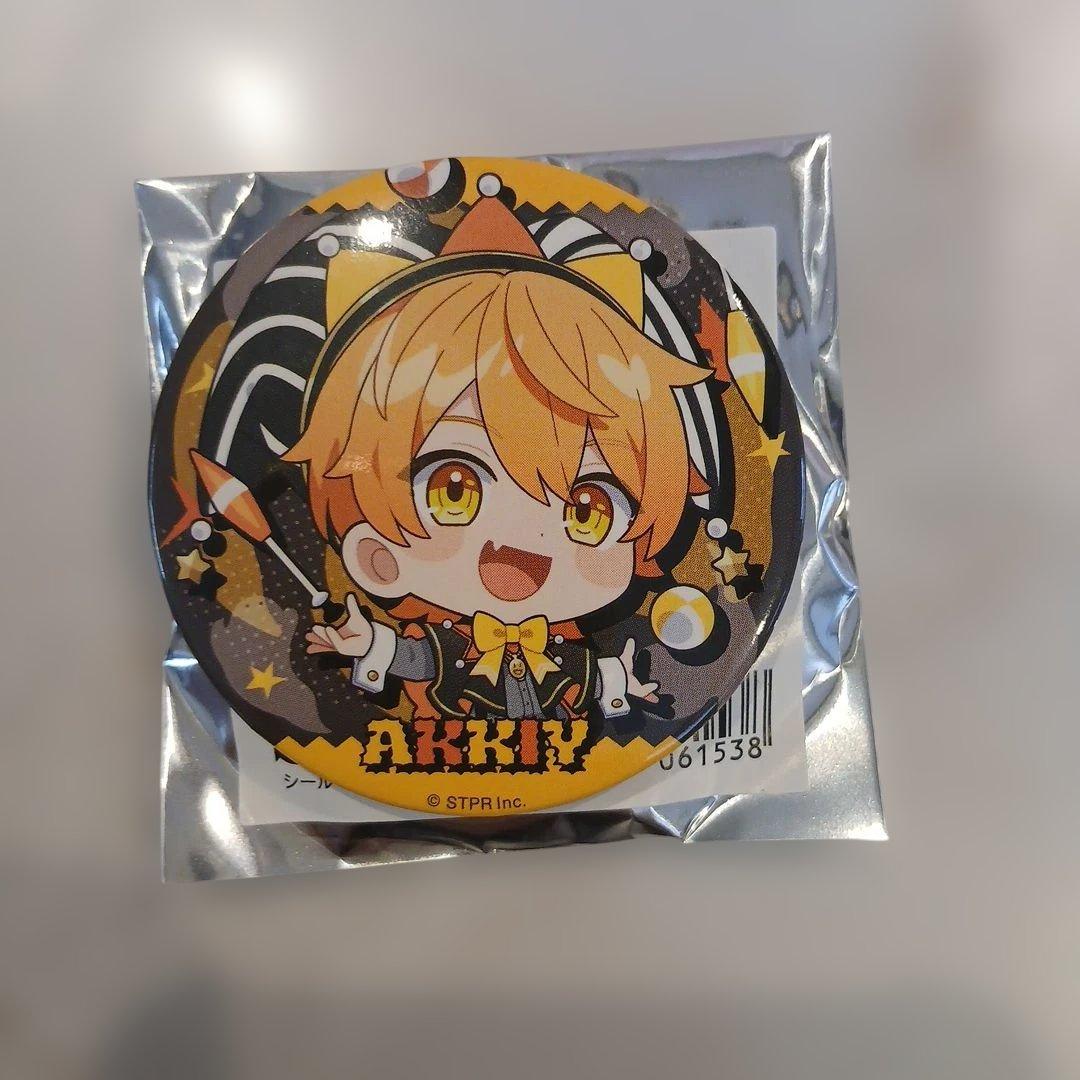 アンプタックカラーズ あっきぃ デフォ ミニキャラ ランダム缶バッジ