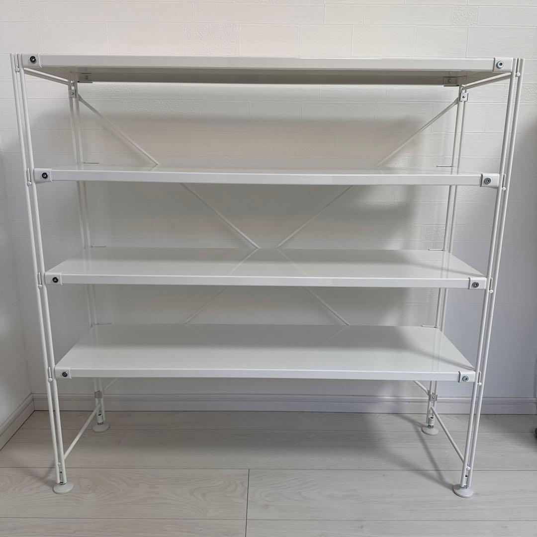 無印良品スチールユニットシェルフ奥行き25cmタイプ ライトグレー