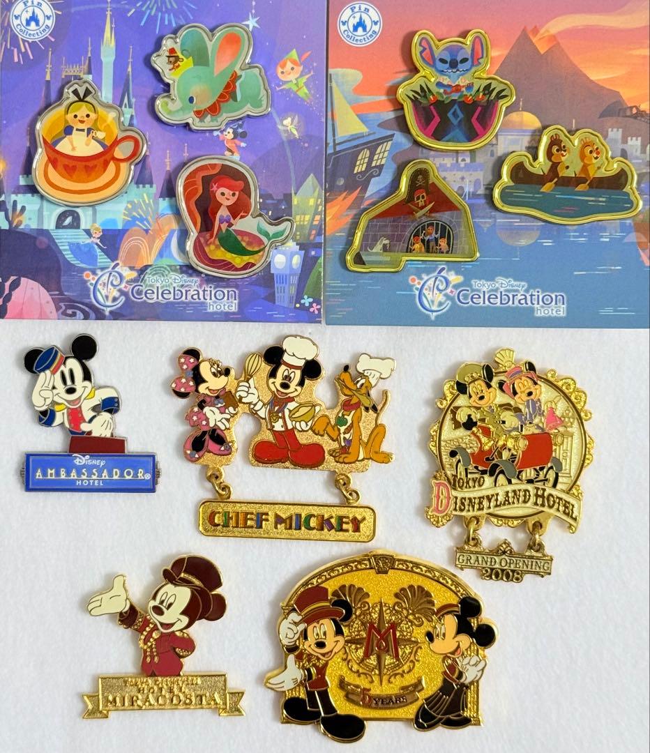 つねきちTDRホテルピンバッジ