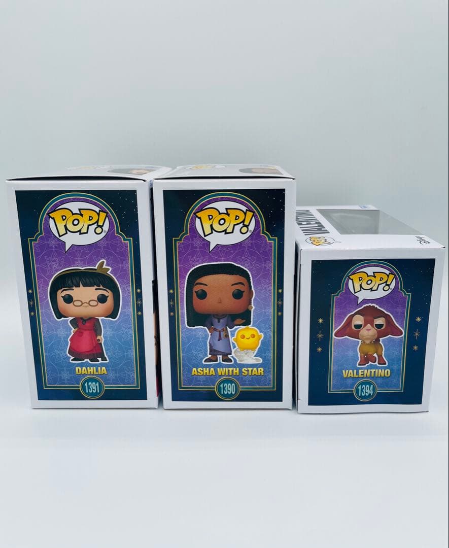 Funko Pop! ディズニー ウィッシュ Wish フィギュアセット 3体
