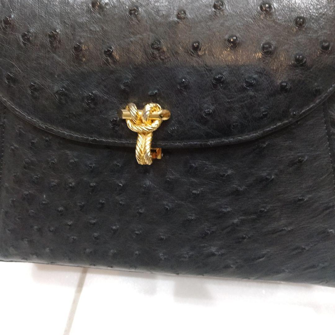 セレモニー❣️試着程度❣️高級オーストリッチフルポイント❣️ハンドバッグ和服も♡