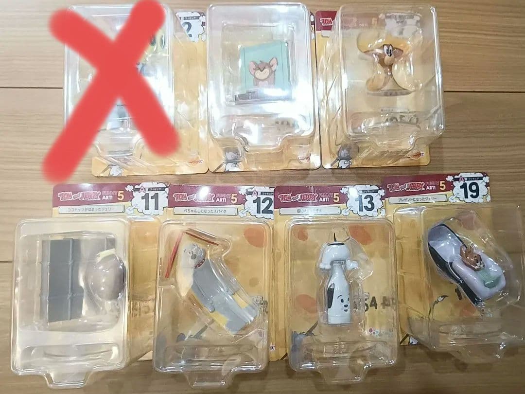 【トムとジェリーハッピーくじ】フィギュア6つまとめ売り＋おまけ付き TOM and JERRY FUNNY ART』 - Happyくじ