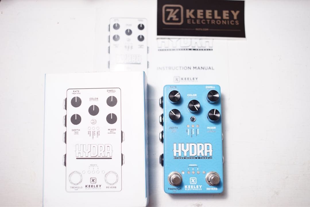 KEELEY HYDRA リバーブ エフェクター Keeley HYDRA Stereo Reverb & Tremolo（キーリー）リバーブ トレモロ