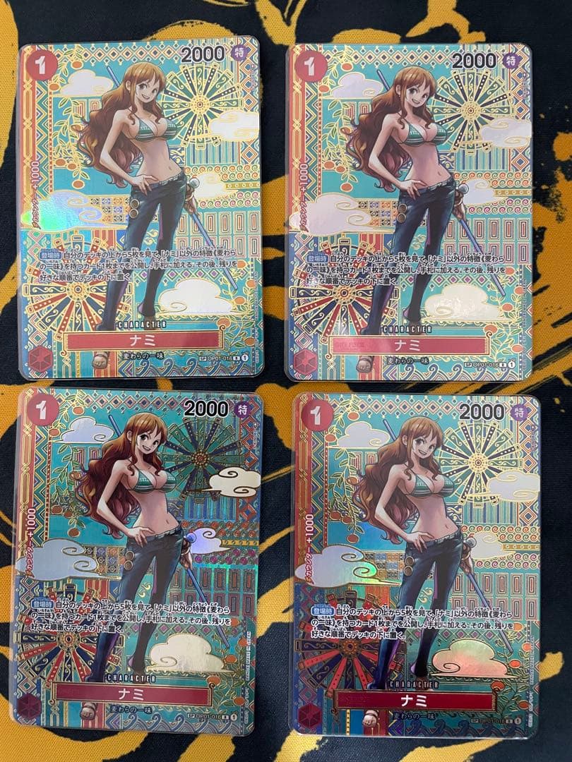 ワンピースカード ナミSP OP01-016 4枚 - メルカリ ナミ SP OP01-016 4枚