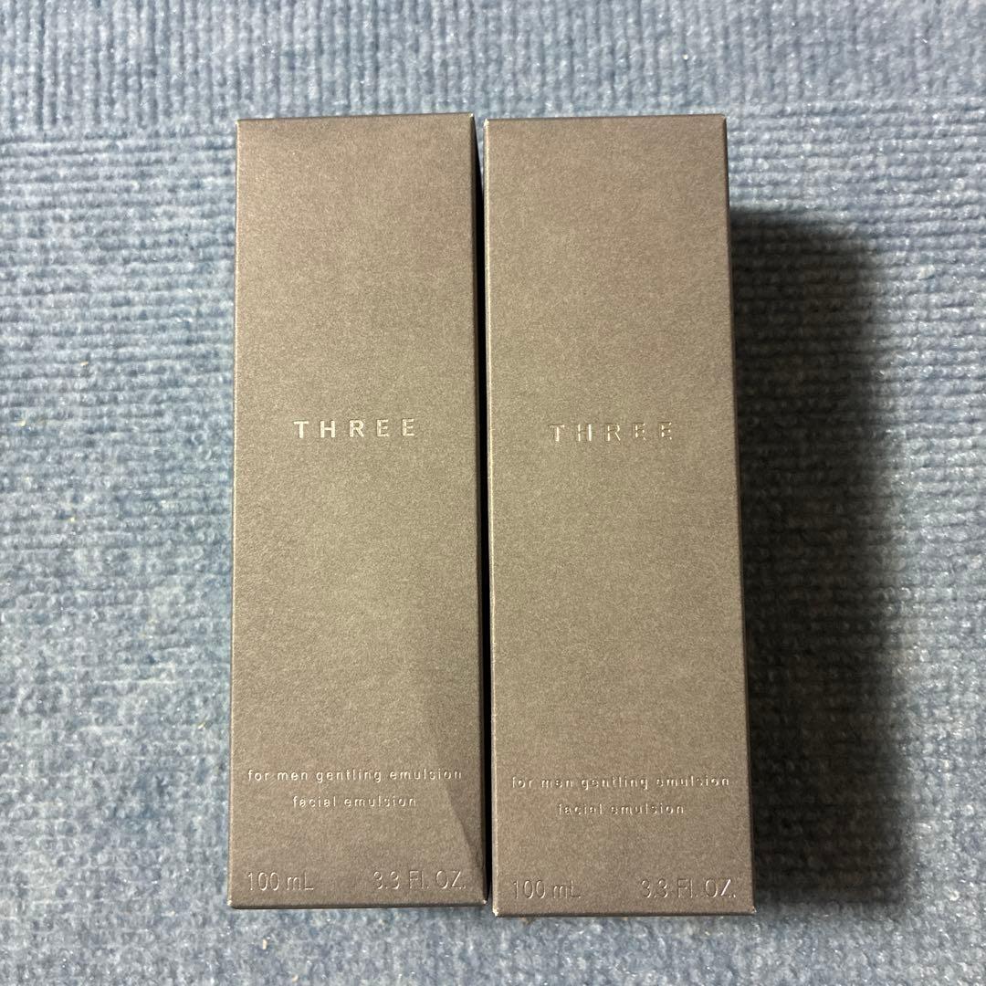 THREE スリー フォーメン ジェントリングエマルジョン100ml 2本セット