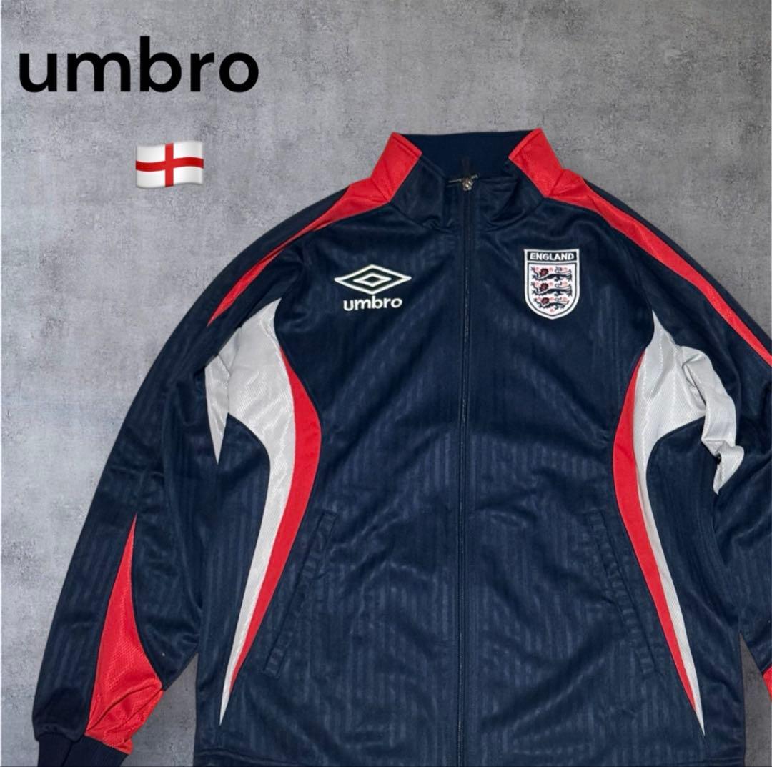 UMBRO アンブロ 00s イングランド代表 トラックジャケット 刺繍ロゴ