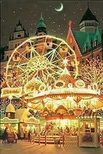 【廃番品】光る ジグソーパズル 笹倉鉄平 ブレーメンの移動遊園地 1000ピース