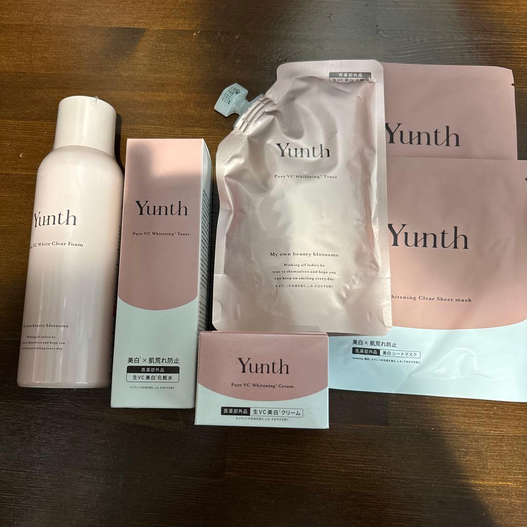 ユンス★ホワイトニングローション★化粧水★洗顔料★クリーム★パック★セット