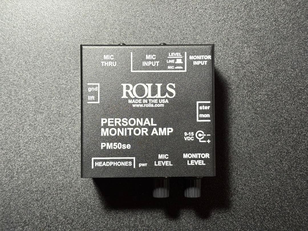 ROLLS PM50se パーソナルモニターアンプ Rolls PM50se Personal Monitor Amp | Sweetwater