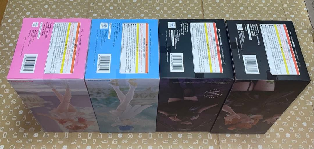 BiCute 美少女フィギュア 4種セット 喜多川海夢 レム 時崎狂三 中野