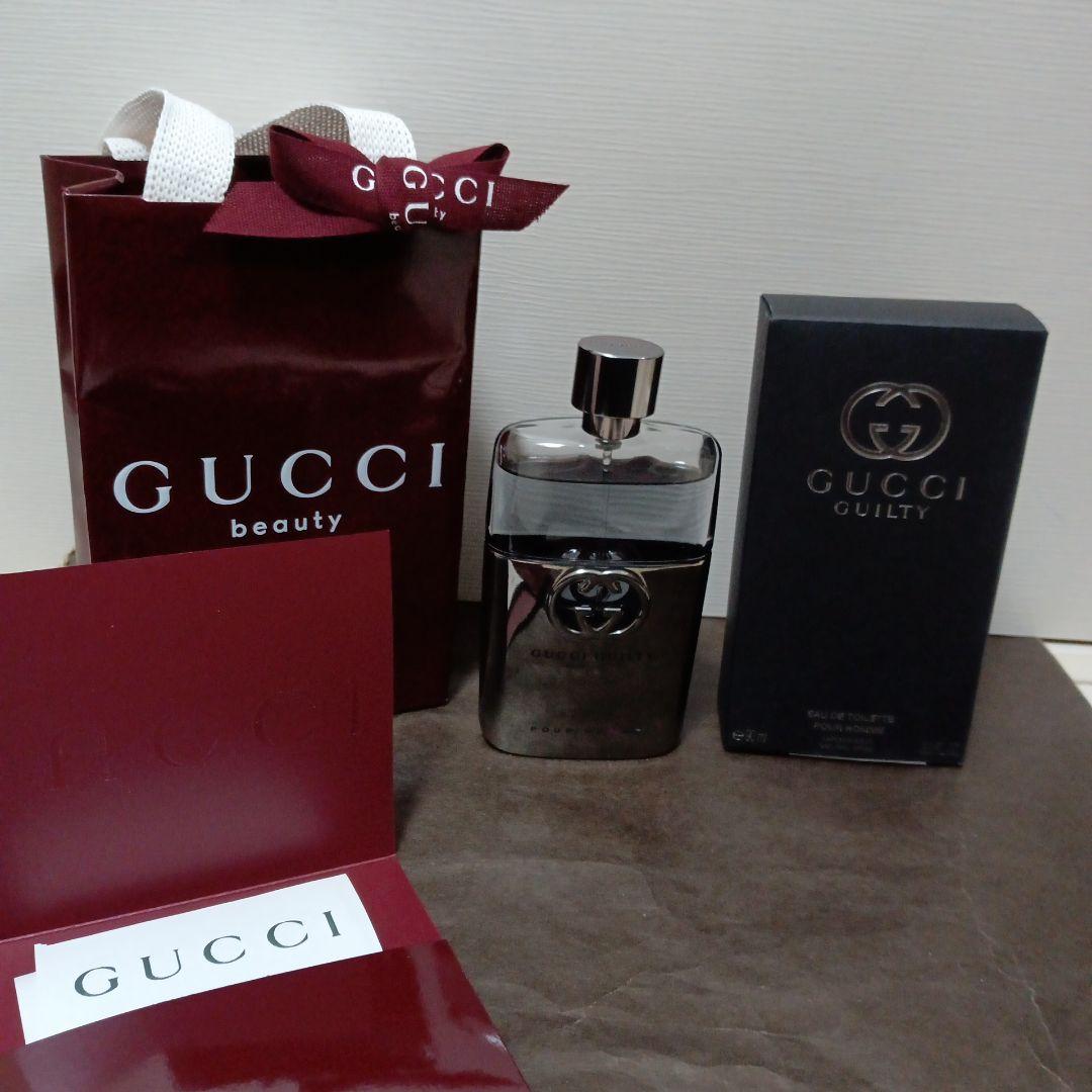 GUCCI GUILTY 香水 男性用 ギフトバッグ付き