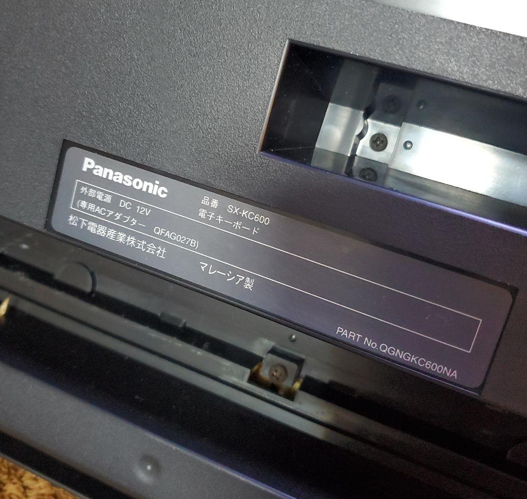 希少】Panasonic SX-KC600 キーボード 電子ピアノ 海外？ - メルカリ