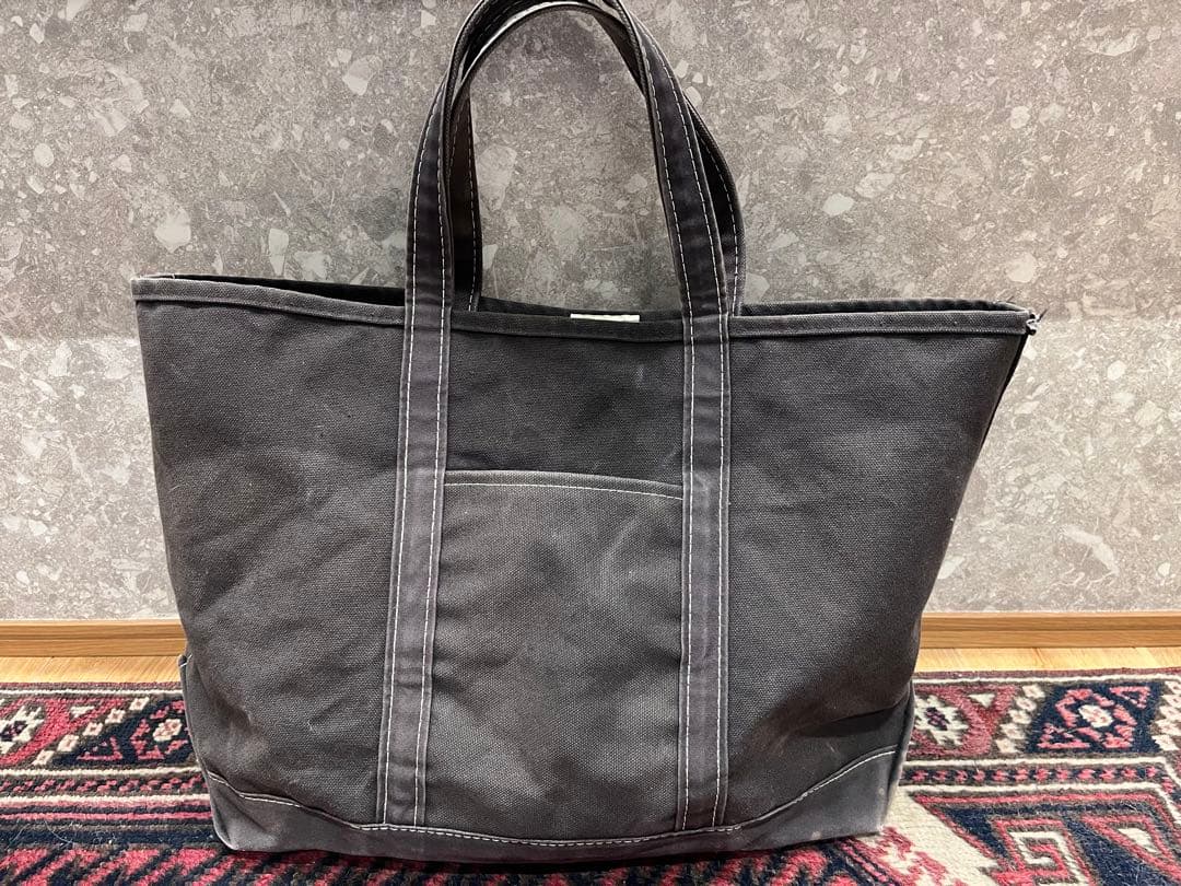 USA製　L.L.Bean フェード ブラック トートバッグ