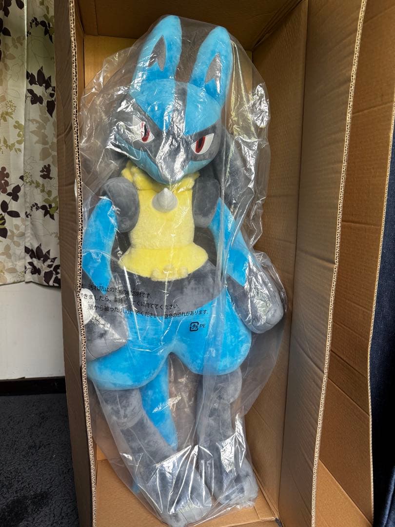 等身大・大きいルカリオぬいぐるみ 未開封