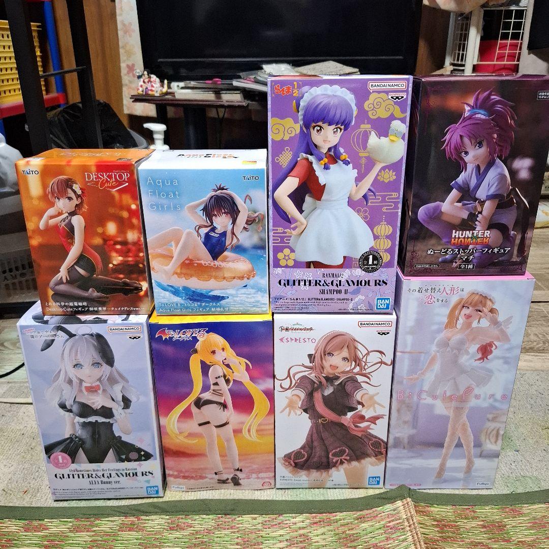 最新プライズ美少女フィギュア8点セットまとめ売り