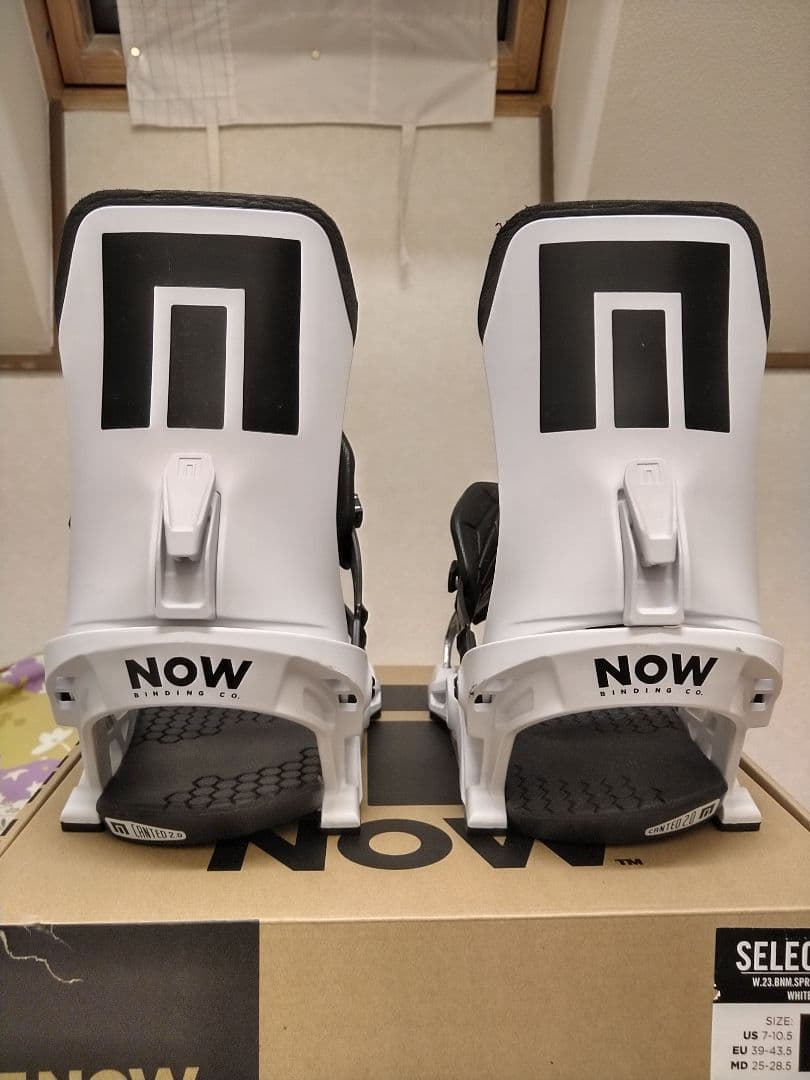 NOW SELECT PROスノーボード ビンディング Mサイズ
