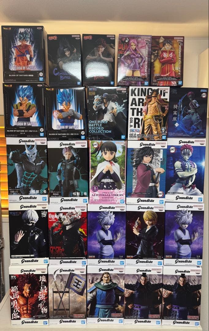 プライズフィギュア25体まとめ売り ドラゴンボール 鬼滅 ナルト ワンピース 他