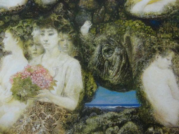 山本 文彦 【水辺の記憶】 希少画集画、状態良好、新品高級額装付