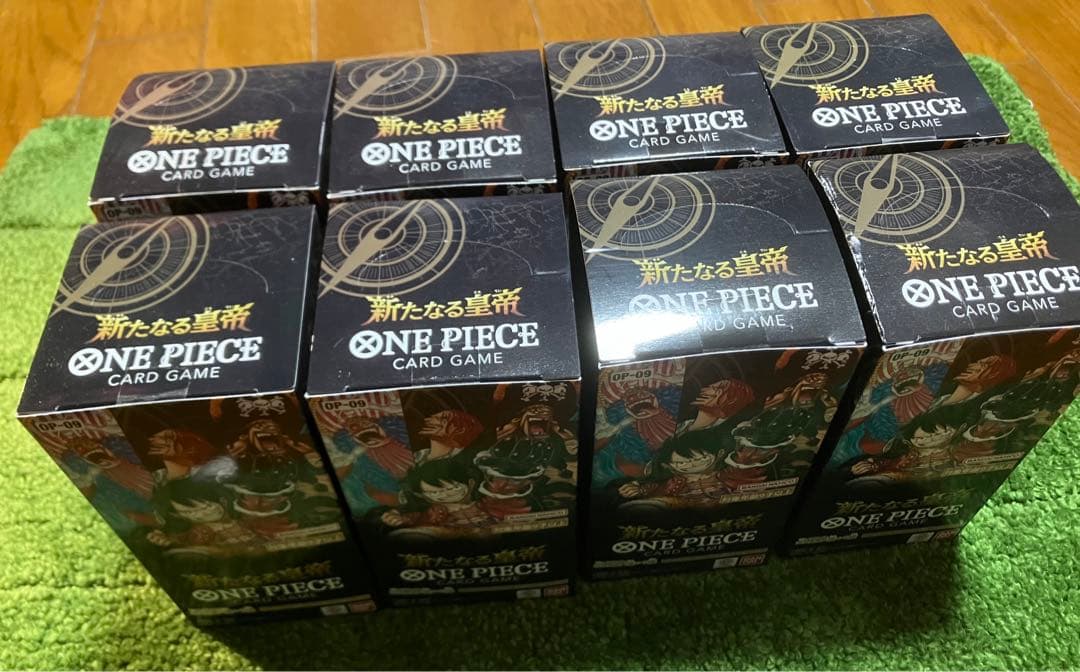 新たなる皇帝ワンピースカード　新たなる皇帝　8BOX　テープ付き 新品・テープ付き】ワンピースカードゲーム 新たなる皇帝 3BOX - メルカリ