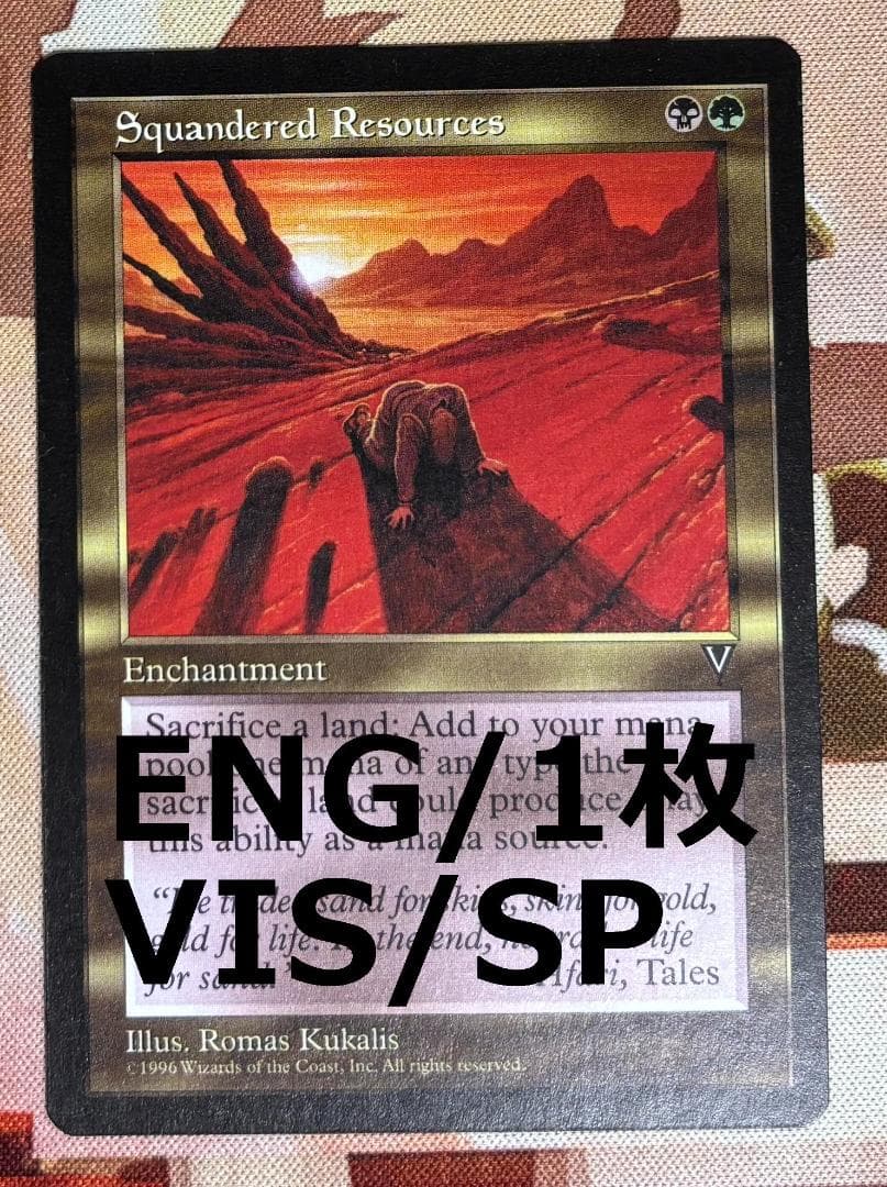 VIS 資源の浪費/Squandered Resources MTG Squandered Resources | Visions - Korean | Star City Games