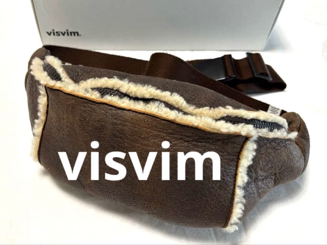 visvim ヴィズヴィム ムートン ウエストバッグ ボディバッグ brown