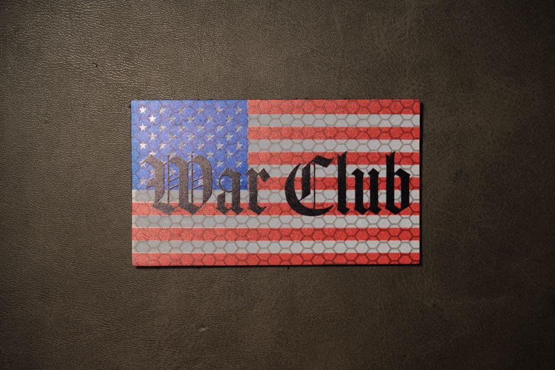 WAR CLUB フラッグIRパッチ　レギュラーサイズ