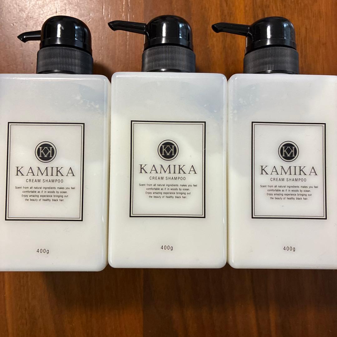 KAMIKA カミカクリームシャンプー400g 3本セット