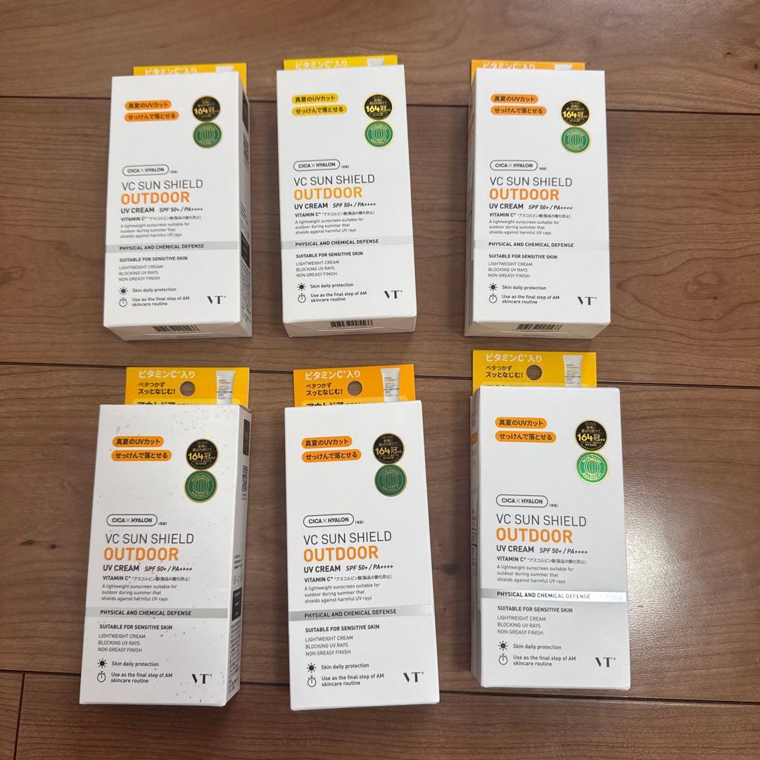 日焼け止め VT VC SUN SHIELD OUTDOOR UV CREAM SPF50+