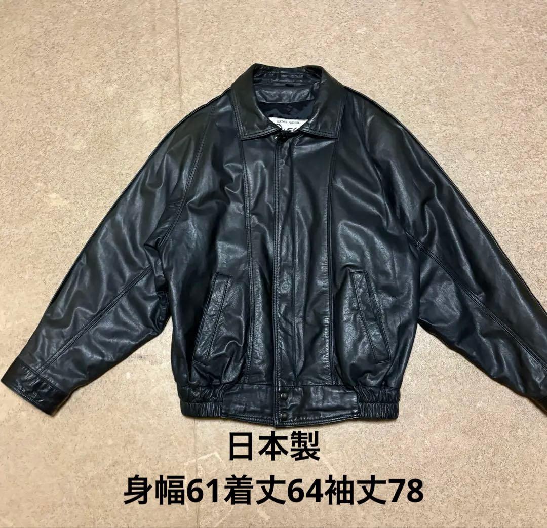 日本製 身幅61着丈64袖丈78 牛革レザー a2フライトジャケット ショート丈