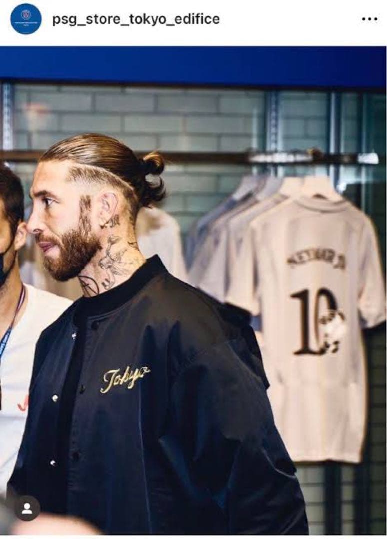 最終値下げPSG 東京刺繍 スタジアムジャケット ブラック