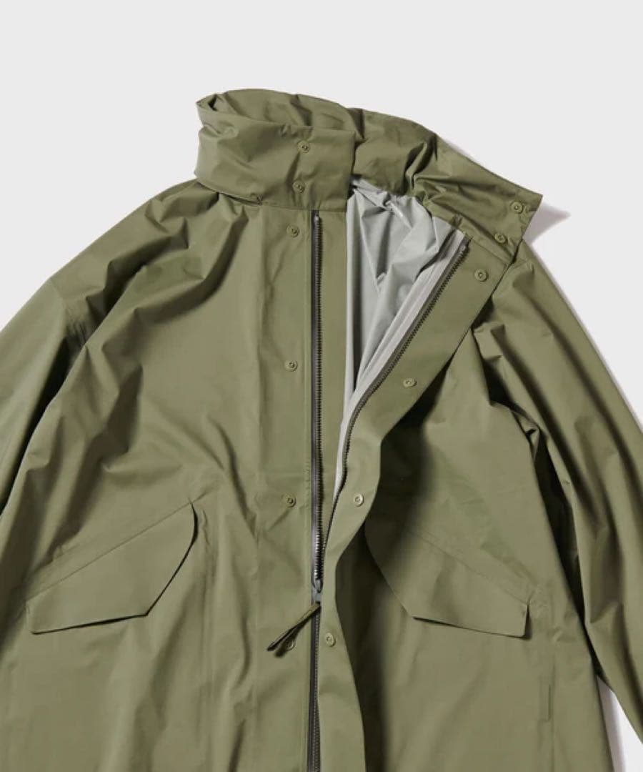 断*読様 HYKE 25SS PERTEX TYPE M-65 FIELD PA