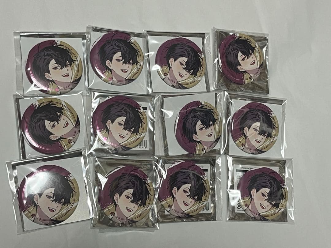 にじさんじ 佐伯イッテツ 2周年 2ndAnniversary 缶バッジ 缶バ