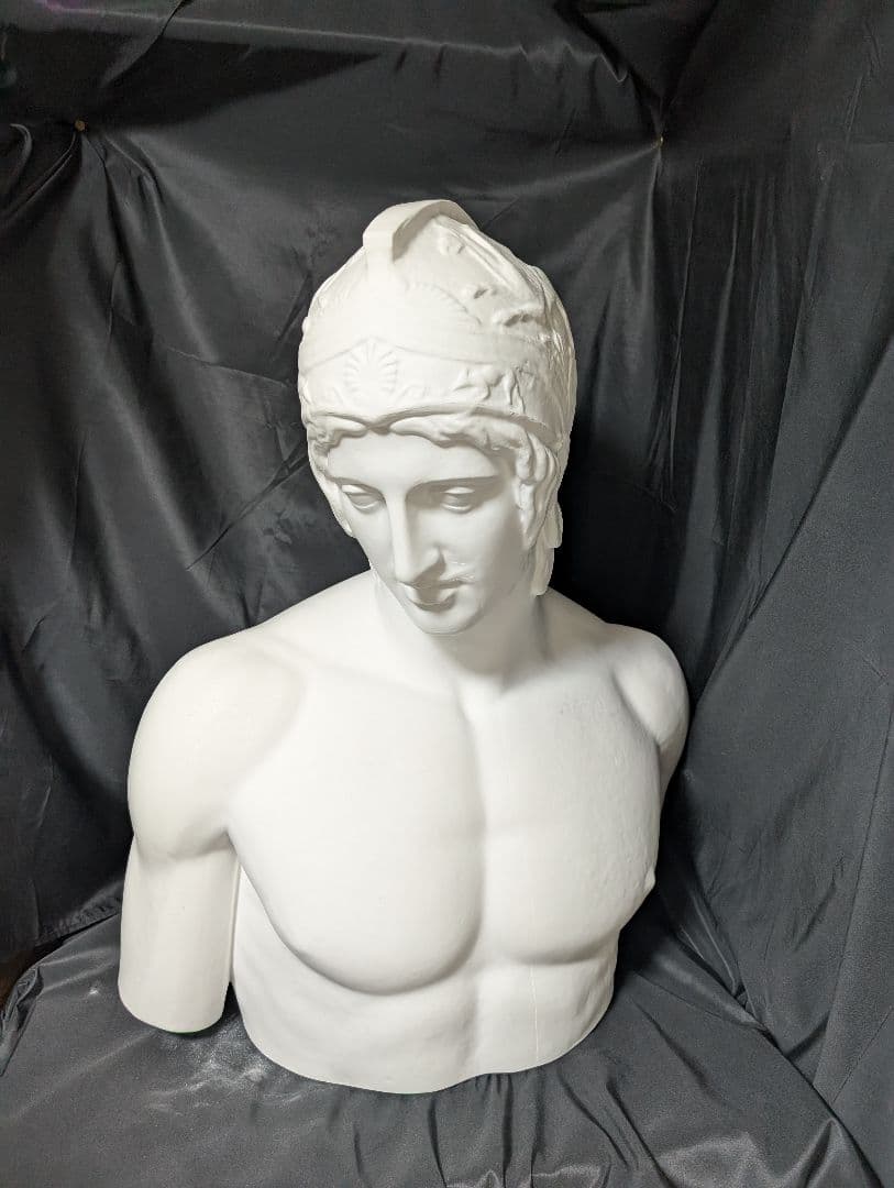 マルス 石膏像 胸像 Amazon.co.jp: 石膏像 K－123 ボルゲーゼのマルス胸像 H