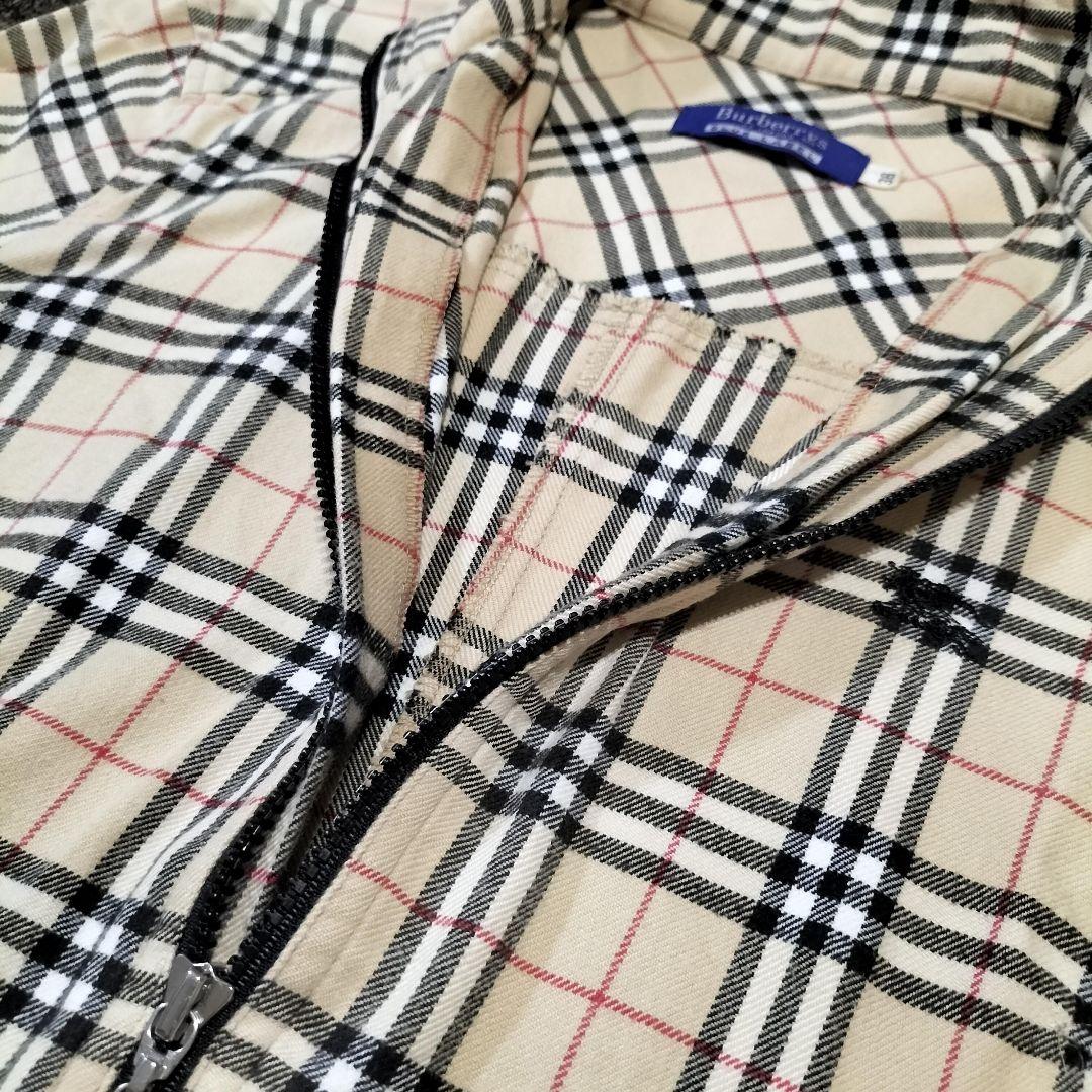バーバリーブルーレーベル 長袖 ジップアップ ジャケット M ノバ