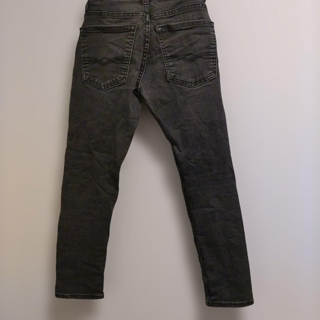 ✨訳あり✨DENIZEN スキニーデニム ダークグレー ダメージあり - メルカリ