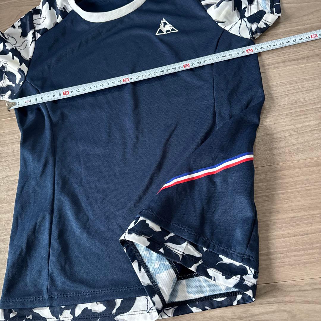 ルコック レディーステニスウェアセット ネイビー/ホワイト 花柄