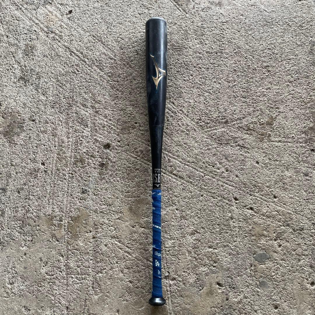 Mizuno 軟式バット レガシー ブラック/ブルー