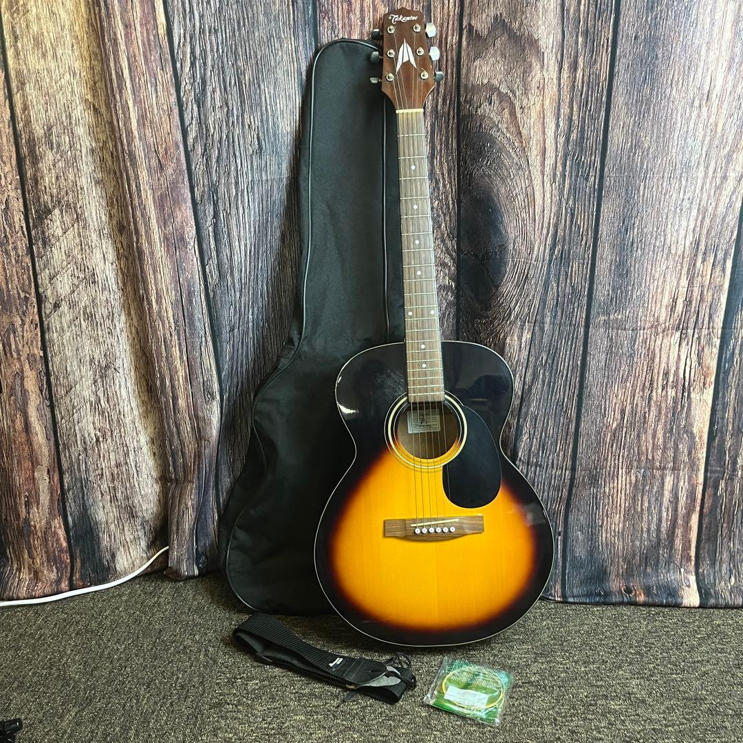 タカミネ アコースティックギター T−F0TBS ソフトケース付き アコギ