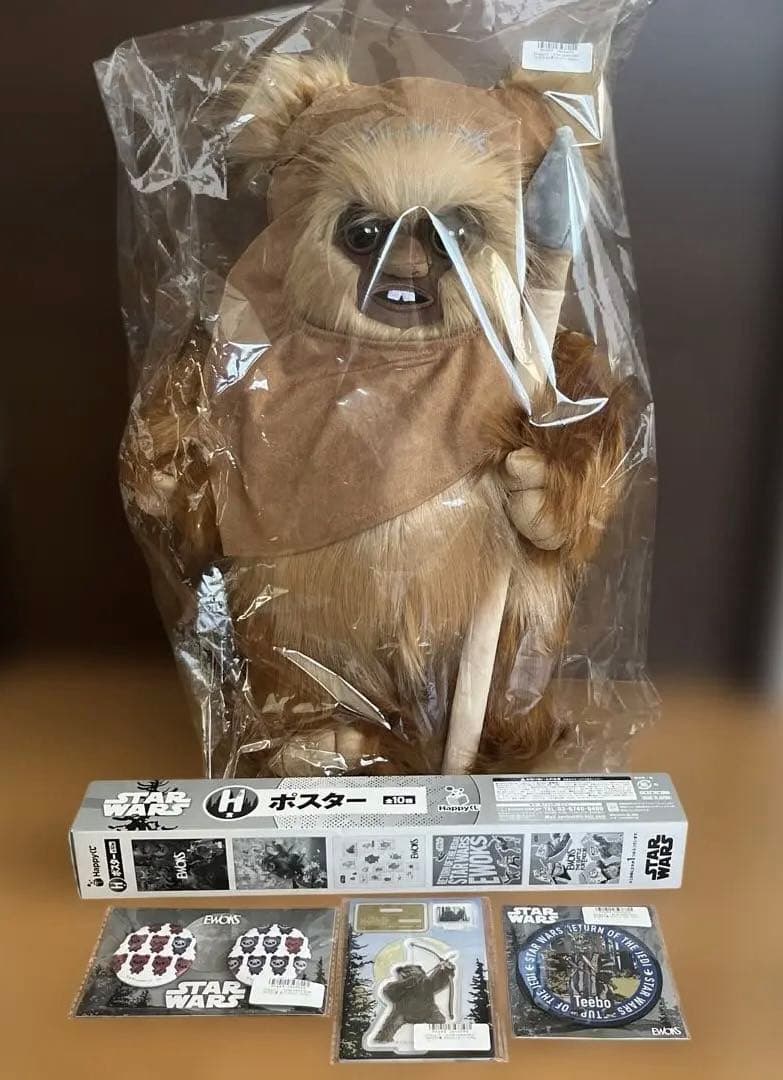 STAR WARS「EWOKS」①ラスト賞ウィケットBIGぬいぐるみ＆下位賞4個
