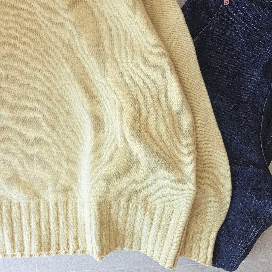 ヤク100% plage Yak Big ふんわりプルオーバーニット 23aw - メルカリ