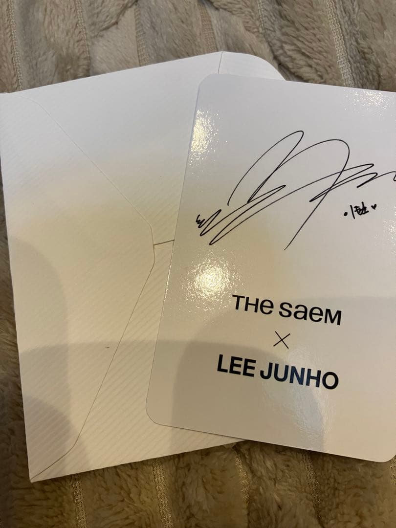 THE SAEM LEE JUNHO トレーディングカード イ・ジュノ サイン - メルカリ