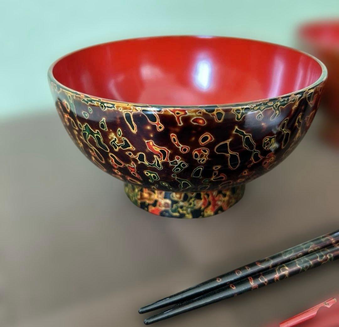 美品未使用】津軽塗 お椀・お箸 夫婦セット - メルカリ