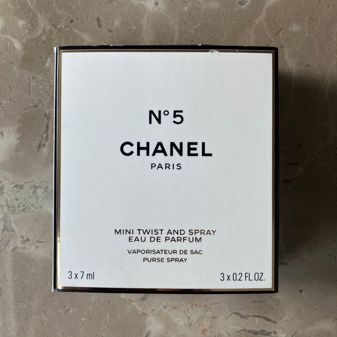 限定品 CHANEL N°5 ミニツイストアンドスプレー 7ml×3本セット - メルカリ