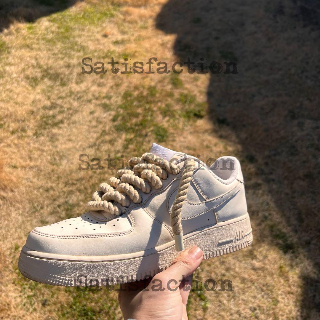 SATISFACTION エアフォース1ロープシューレース カスタムシューレース