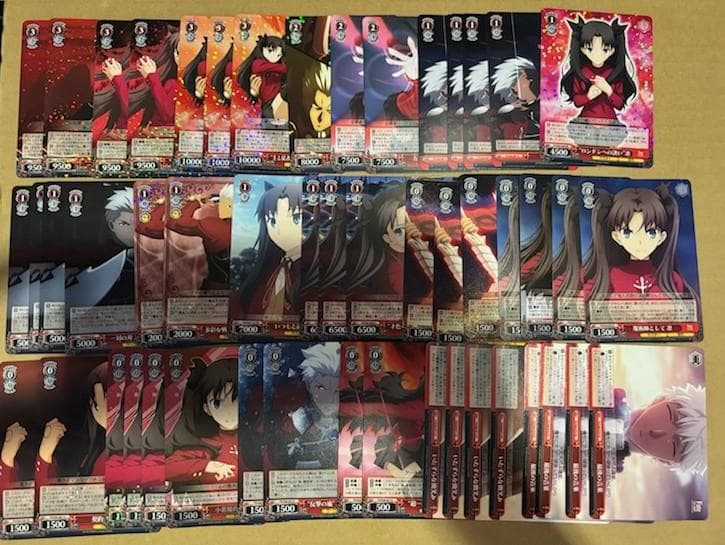 WS　Fate/stay night　凛＆アーチャー　ストブ4扉　デッキ fate stay night 凛 アーチャー デッキ WS Fate/stay night 凛