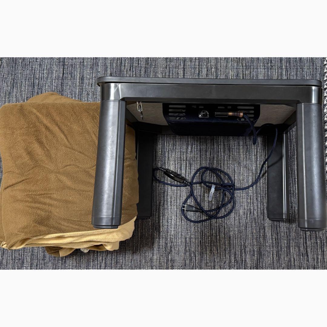 山善 一人用コタツ (60cm正方形) こたつ布団185cm正方形 セット